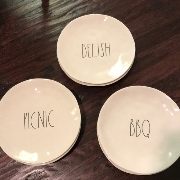 Rae Dunn Other - NWOT SET OF 3 Rae Dunn Melamine Dishes 10 inch Rae Dunn Other - NWOT SET OF 3 Rae Dunn Melamine Dishes 10 inch